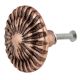Round Cornflower Antique Copper Aluminium Cabinet Knob